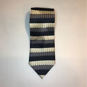 Covington Strips Long Wide Silk Necktie